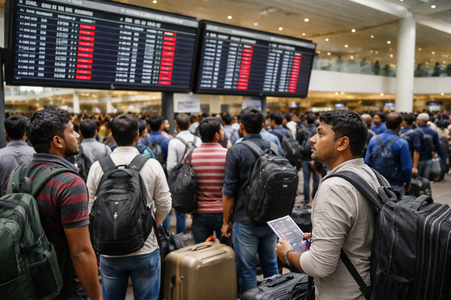 Gulf travel disruptions imperil Indian workers